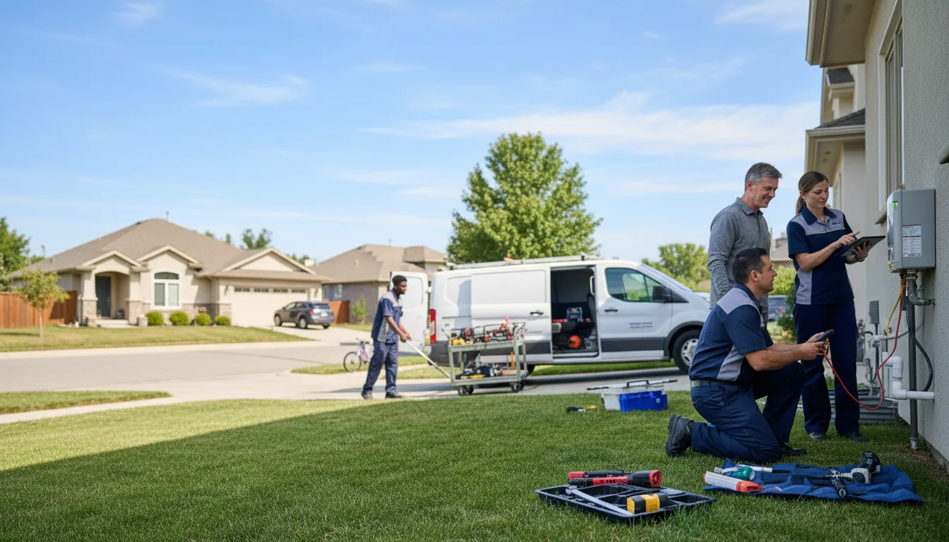 Tankless water heater service in Groom, TX